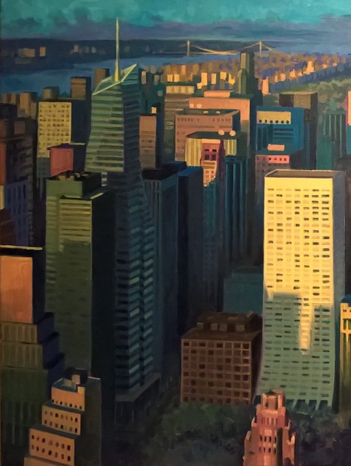 Upper Midtown, looking up the Hudson River